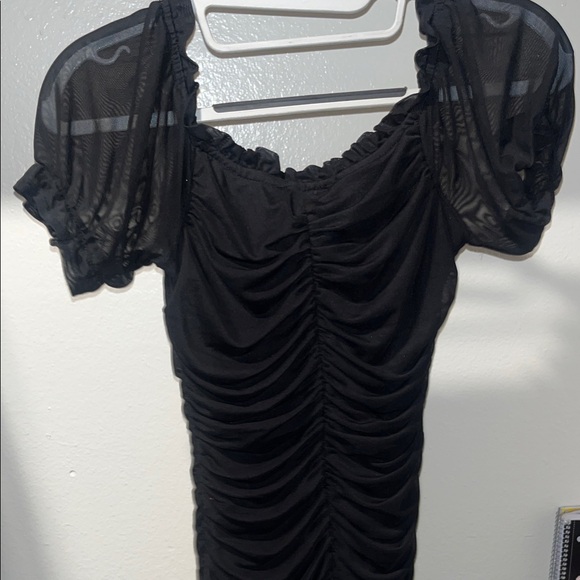 Peppermayo Elegant Black Mini Dress - Picture 3 of 3